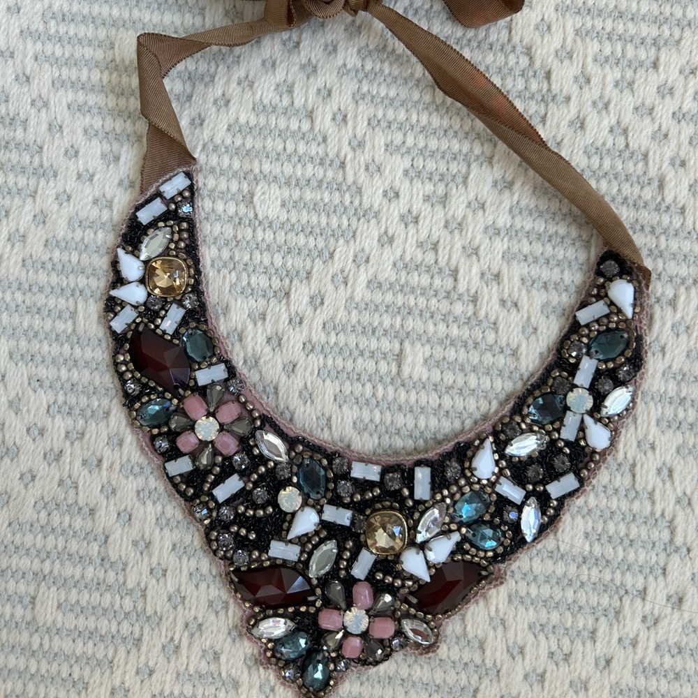Set of TWO gorgeous Roller Rabbit (Roberta Freyman) embellished necklaces